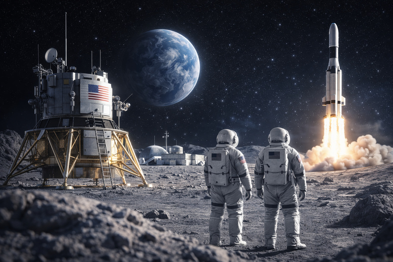 Private Power and National Ambition Converge as U.S. Space Titans Accelerate Lunar Push to Counter China Private Power and National Ambition Converge as U.S. Space Titans Accelerate Lunar Push to Counter China