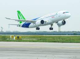 China's First Domestically Made Aircraft Makes Its Global Premiere In Singapore