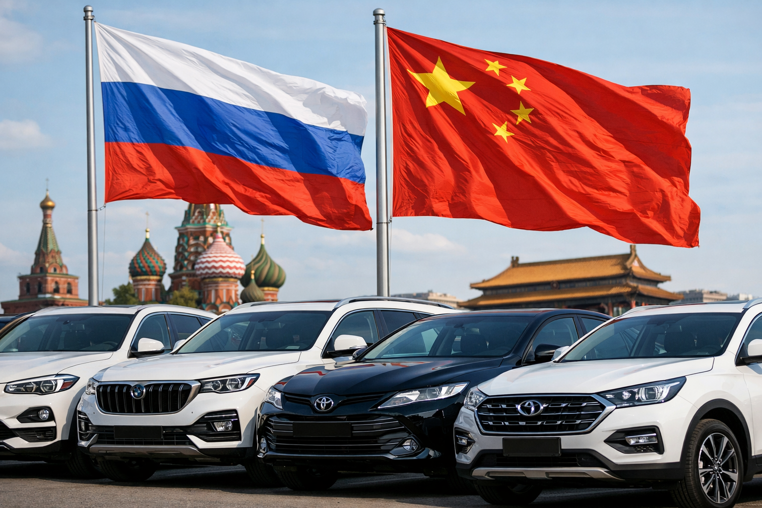 Sanctions Loopholes and Gray Markets Fuel the Steady Flow of Foreign Cars to Russia via China