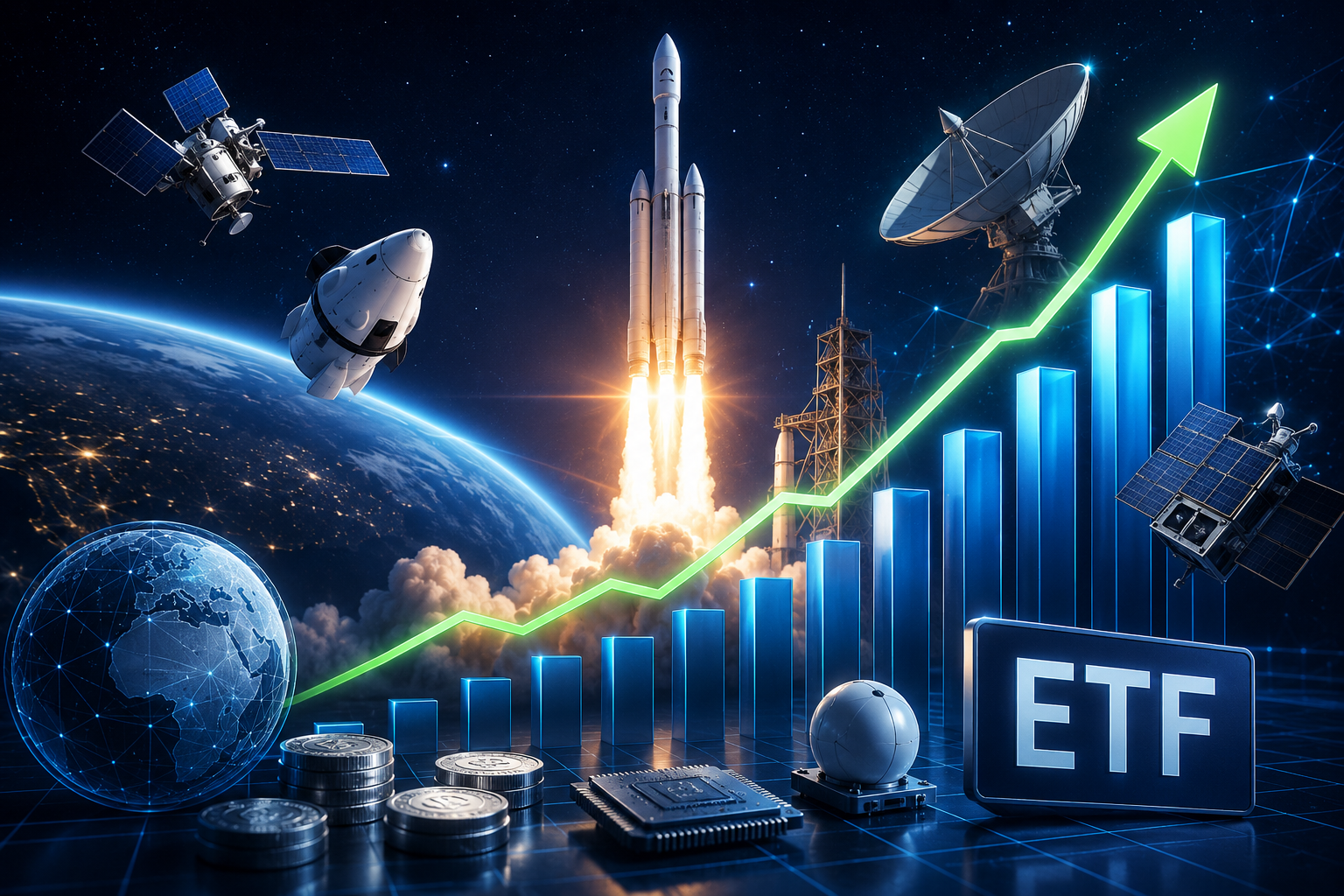Space ETF Boom Reflects Growing Investor Belief That the Commercial Space Economy Is Becoming Financially Real