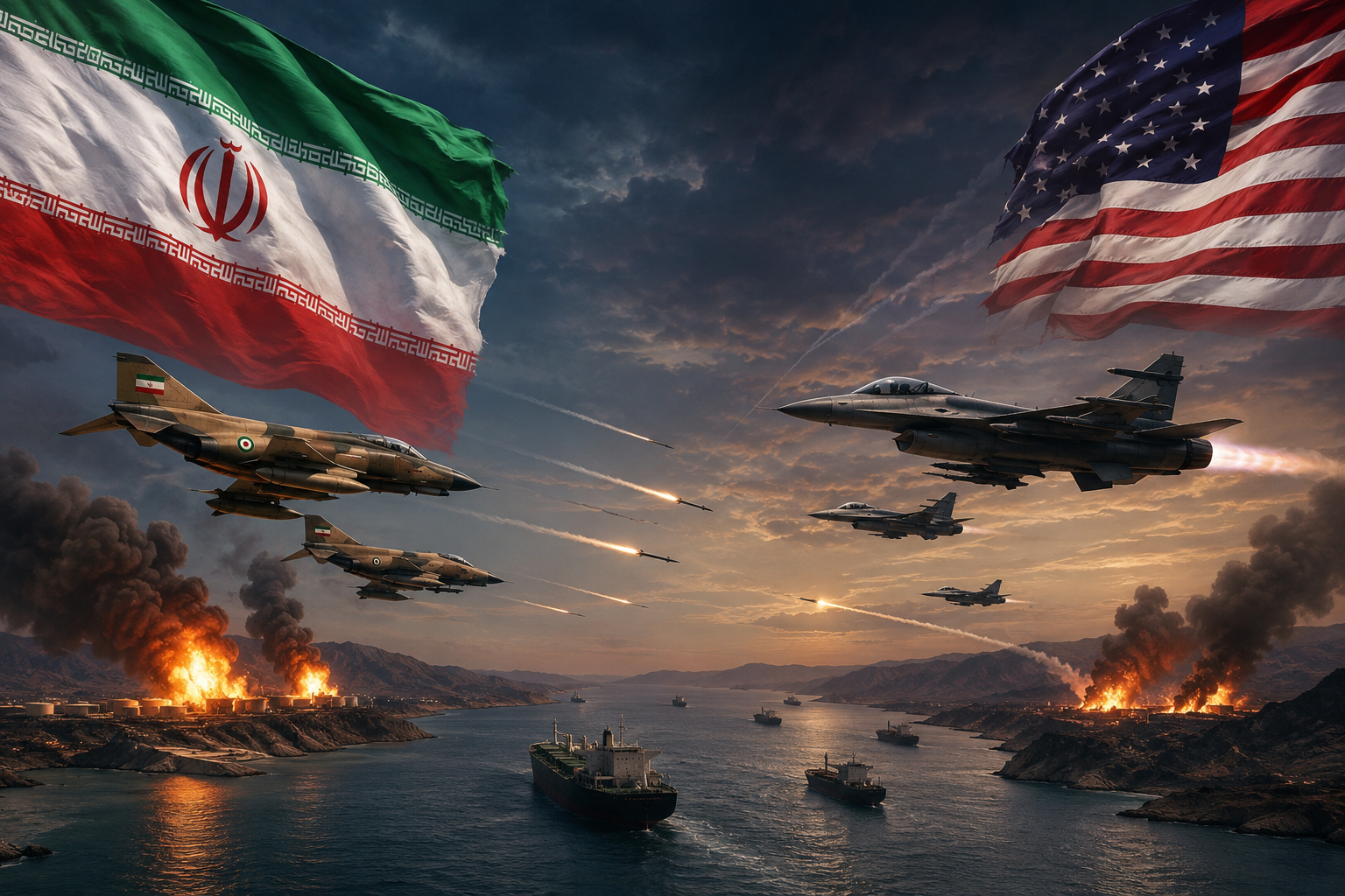 Escalating Gulf Conflict Exposes Fragile Diplomacy Around Strait of Hormuz